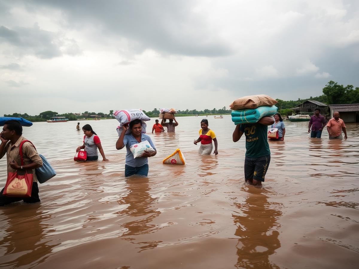 flood relief distribution